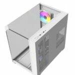 GABINETE GAMER RAIDMAX INFINITA I620 FISHTANK ARGB GLASS WHITE