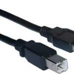 Cable Usb 2.0 Para Impresoras Kolke 1.80 Mts Color Negro