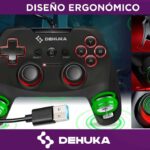 Joystick Ergonomico X-input/d-input Compatible Con Pc P3 Computadora Steam Notebook Tv Box Android Dehuka hs-ps3219