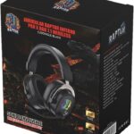 Auricular Raptor Inferno PRO RGB 7.1 USB Negro - Imagen 3