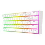 Teclado Redragon Dragonborn White Red Switch K630W-RGB-SP - Imagen 5