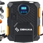 Compresor De Aire Portátil Dehuka Gran Potencia Color Negro