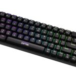 Teclado Raptor Fireclaw M68 Wireless Mecanico Retroiluminado Red Outemu