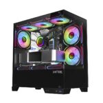Gabinete Raptor Thunder Strike TG x2 Mid-Tower RGB Fan x1 Black
