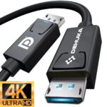 Cable Dehuka Displayport A Displayport 4k 1.8 Metros Compatible Notebooks Laptops Pc Computadoras Proyectores