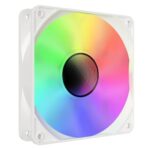 Cooler FAN Raidmax INFINITA-AIR WHITE 120mm ARGB PMW - Imagen 2