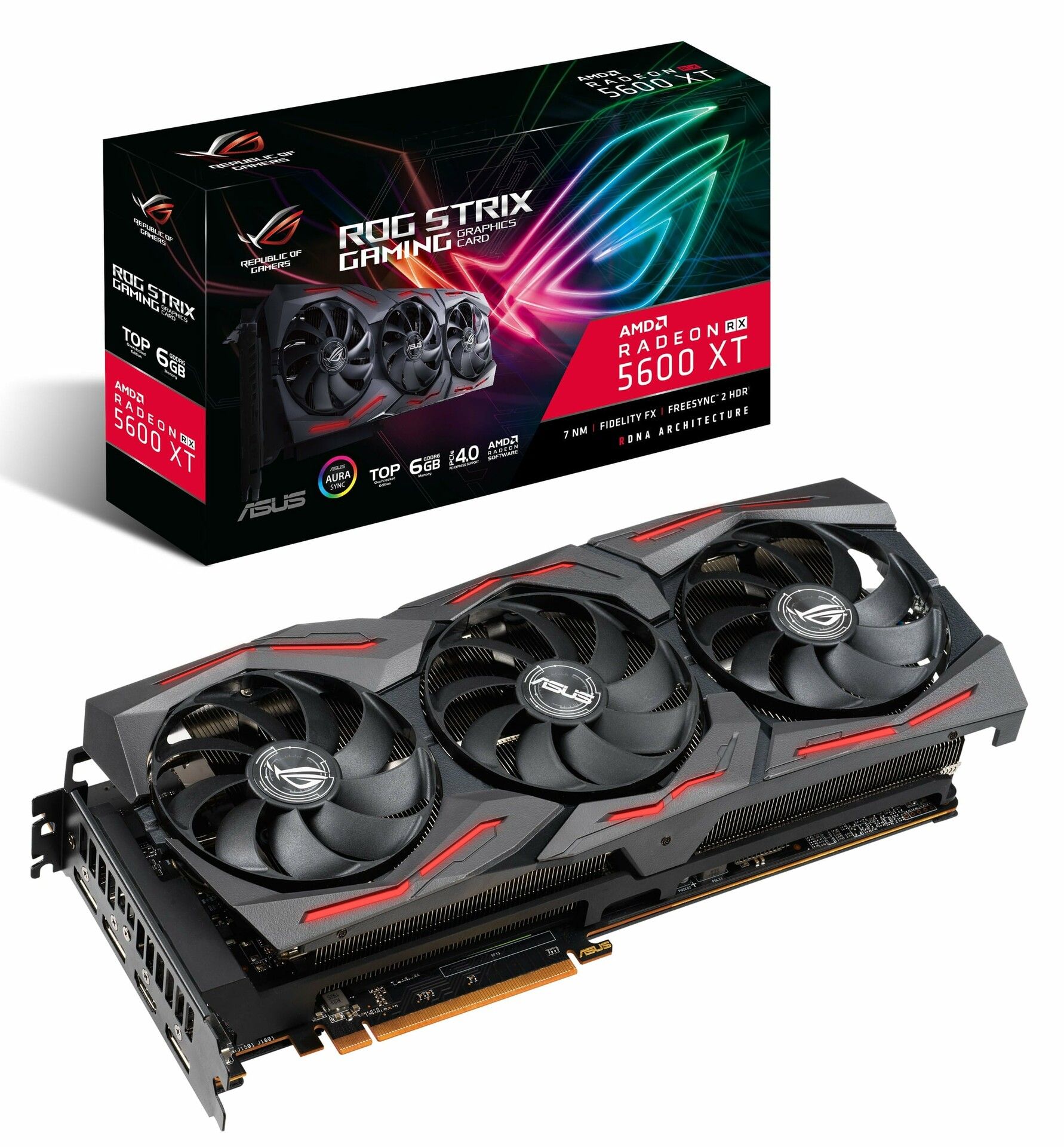 Radeon Asus RX 5600XT Rog Strix 6GB (Usada full box) Radeon Asus RX 5600XT Rog Strix 6GB (Usada full box)